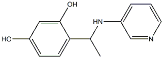 4-[1-(pyridin-3-ylamino)ethyl]benzene-1,3-diol