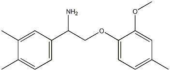 4-[1-amino-2-(2-methoxy-4-methylphenoxy)ethyl]-1,2-dimethylbenzene