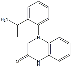 4-[2-(1-aminoethyl)phenyl]-1,2,3,4-tetrahydroquinoxalin-2-one|