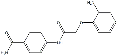 4-[2-(2-aminophenoxy)acetamido]benzamide|