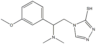  4-[2-(dimethylamino)-2-(3-methoxyphenyl)ethyl]-4H-1,2,4-triazole-3-thiol