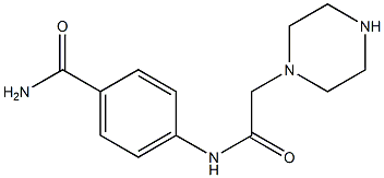 4-[2-(piperazin-1-yl)acetamido]benzamide