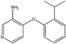 4-[2-(propan-2-yl)phenoxy]pyridin-3-amine Structure