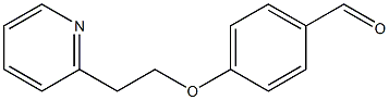 4-[2-(pyridin-2-yl)ethoxy]benzaldehyde