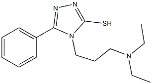  4-[3-(diethylamino)propyl]-5-phenyl-4H-1,2,4-triazole-3-thiol
