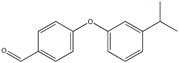 4-[3-(propan-2-yl)phenoxy]benzaldehyde