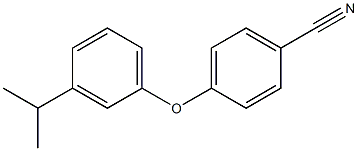 4-[3-(propan-2-yl)phenoxy]benzonitrile