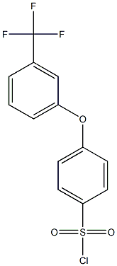  4-[3-(trifluoromethyl)phenoxy]benzene-1-sulfonyl chloride