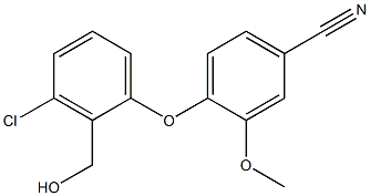 4-[3-chloro-2-(hydroxymethyl)phenoxy]-3-methoxybenzonitrile