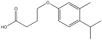 4-[3-methyl-4-(propan-2-yl)phenoxy]butanoic acid|