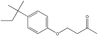 4-[4-(2-methylbutan-2-yl)phenoxy]butan-2-one Structure