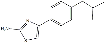 4-[4-(2-methylpropyl)phenyl]-1,3-thiazol-2-amine