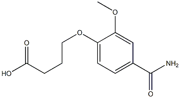 4-[4-(aminocarbonyl)-2-methoxyphenoxy]butanoic acid|