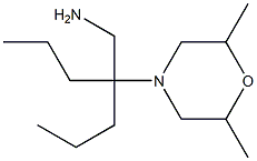 4-[4-(aminomethyl)heptan-4-yl]-2,6-dimethylmorpholine,,结构式