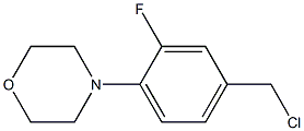 4-[4-(chloromethyl)-2-fluorophenyl]morpholine