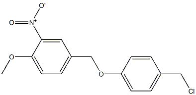 4-[4-(chloromethyl)phenoxymethyl]-1-methoxy-2-nitrobenzene