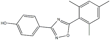 4-[5-(2,4,6-trimethylphenyl)-1,2,4-oxadiazol-3-yl]phenol