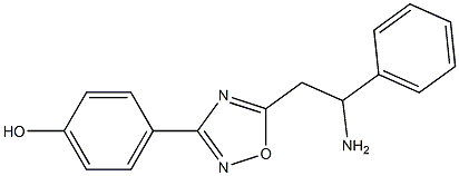 4-[5-(2-amino-2-phenylethyl)-1,2,4-oxadiazol-3-yl]phenol