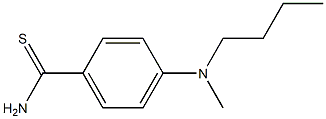 4-[butyl(methyl)amino]benzene-1-carbothioamide Structure