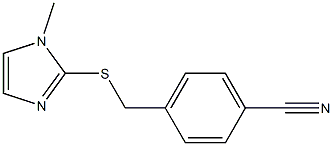 4-{[(1-methyl-1H-imidazol-2-yl)sulfanyl]methyl}benzonitrile