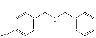 4-{[(1-phenylethyl)amino]methyl}phenol Structure