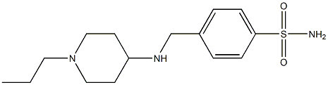 4-{[(1-propylpiperidin-4-yl)amino]methyl}benzene-1-sulfonamide|