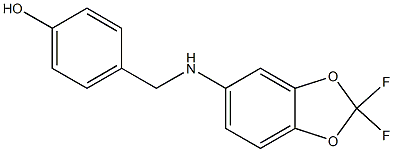 4-{[(2,2-difluoro-2H-1,3-benzodioxol-5-yl)amino]methyl}phenol
