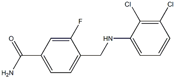 4-{[(2,3-dichlorophenyl)amino]methyl}-3-fluorobenzamide