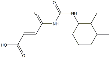 4-{[(2,3-dimethylcyclohexyl)carbamoyl]amino}-4-oxobut-2-enoic acid Structure