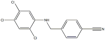 4-{[(2,4,5-trichlorophenyl)amino]methyl}benzonitrile