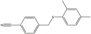 4-{[(2,4-dimethylphenyl)sulfanyl]methyl}benzonitrile