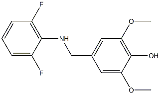 4-{[(2,6-difluorophenyl)amino]methyl}-2,6-dimethoxyphenol|