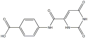 4-{[(2,6-dioxo-1,2,3,6-tetrahydropyrimidin-4-yl)carbonyl]amino}benzoic acid