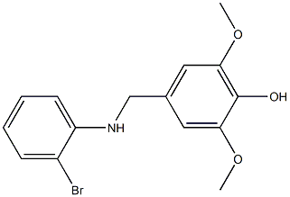 4-{[(2-bromophenyl)amino]methyl}-2,6-dimethoxyphenol