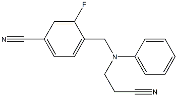  4-{[(2-cyanoethyl)(phenyl)amino]methyl}-3-fluorobenzonitrile