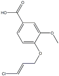 4-{[(2E)-3-chloroprop-2-enyl]oxy}-3-methoxybenzoic acid