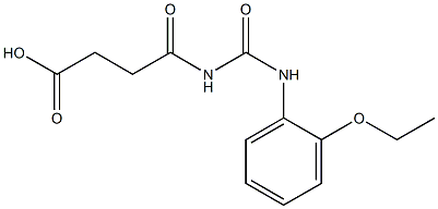 4-{[(2-ethoxyphenyl)carbamoyl]amino}-4-oxobutanoic acid|