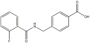 4-{[(2-fluorophenyl)formamido]methyl}benzoic acid|