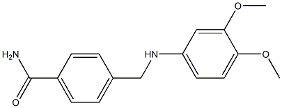 4-{[(3,4-dimethoxyphenyl)amino]methyl}benzamide