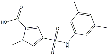 4-{[(3,5-dimethylphenyl)amino]sulfonyl}-1-methyl-1H-pyrrole-2-carboxylic acid