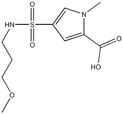 4-{[(3-methoxypropyl)amino]sulfonyl}-1-methyl-1H-pyrrole-2-carboxylic acid