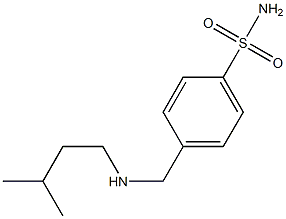 4-{[(3-methylbutyl)amino]methyl}benzene-1-sulfonamide 结构式