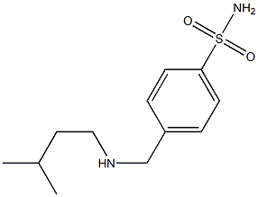 4-{[(3-methylbutyl)amino]methyl}benzene-1-sulfonamide Structure