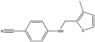  4-{[(3-methylthiophen-2-yl)methyl]amino}benzonitrile