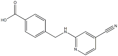  4-{[(4-cyanopyridin-2-yl)amino]methyl}benzoic acid