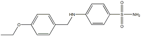 4-{[(4-ethoxyphenyl)methyl]amino}benzene-1-sulfonamide Struktur