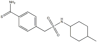 4-{[(4-methylcyclohexyl)sulfamoyl]methyl}benzene-1-carbothioamide