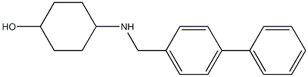 4-{[(4-phenylphenyl)methyl]amino}cyclohexan-1-ol Structure