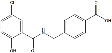 4-{[(5-chloro-2-hydroxyphenyl)formamido]methyl}benzoic acid