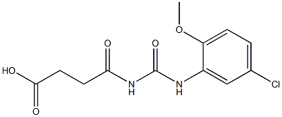 4-{[(5-chloro-2-methoxyphenyl)carbamoyl]amino}-4-oxobutanoic acid|